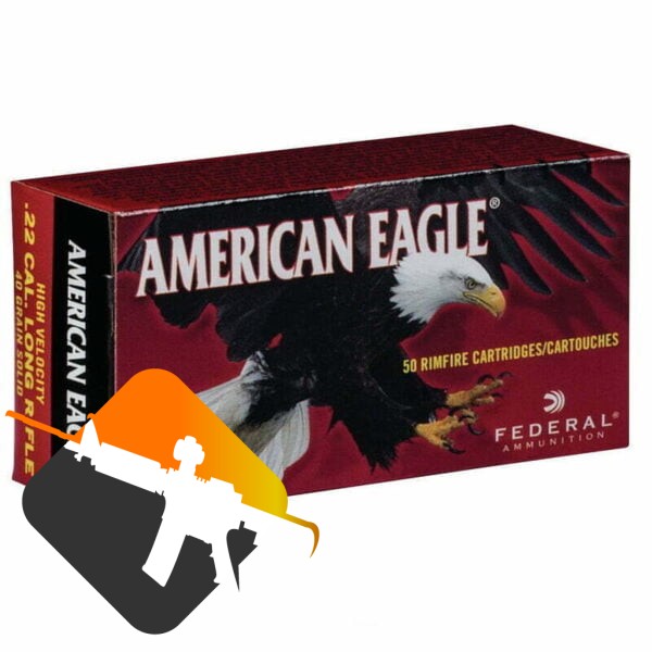 Munição Federal 22LR AMERICAN EAGLE OGIVAL 40GR – CX 50