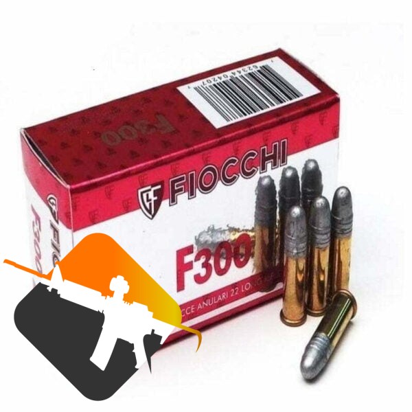 Munição Fiocchi 22 LR F300 40gr – Cx 50