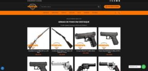 Arsenal Fogo: Site de vendas de armas de fogo