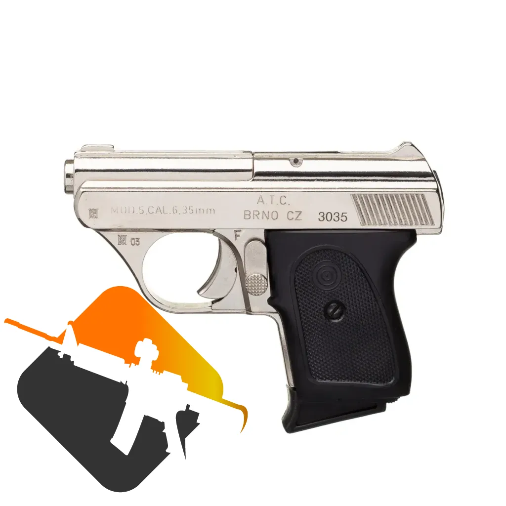Pistola Semi-Automática Alfa Proj A.T.C BRNO CZ3035 Cal. 6.35 Browning (.25AUTO)