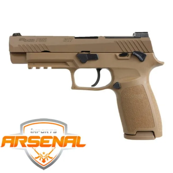 Pistola P320-m17 Coyote C/ Trava E Calibre 9mm - Sig Sauer