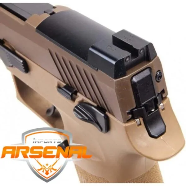 Pistola P320-m17 Coyote C/ Trava E Calibre 9mm - Sig Sauer - Imagem 4
