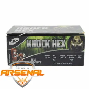 Cartucho Cbc 12/70 Balote Knock Hex