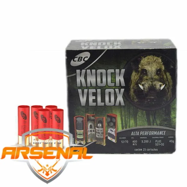 Cartucho Cbc 12/70 Knock Plus – Sg1 + Ch-Sg