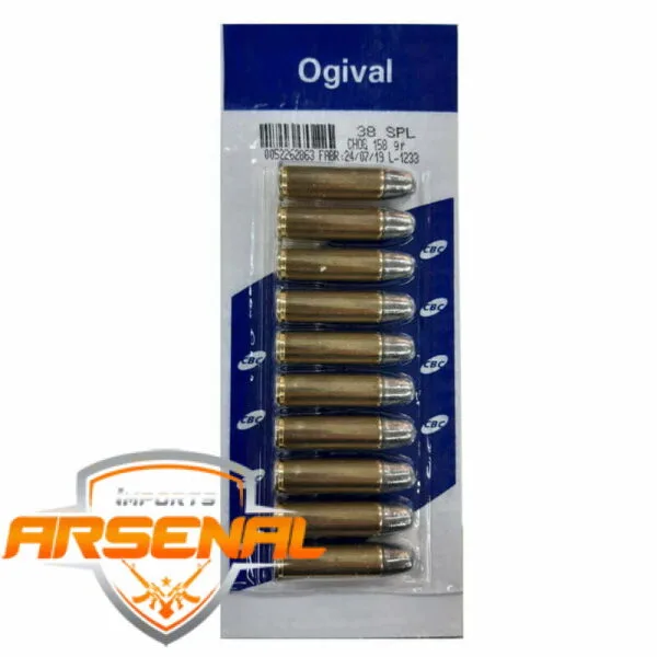 Munição CBC 38 CHOG SPL 158GR