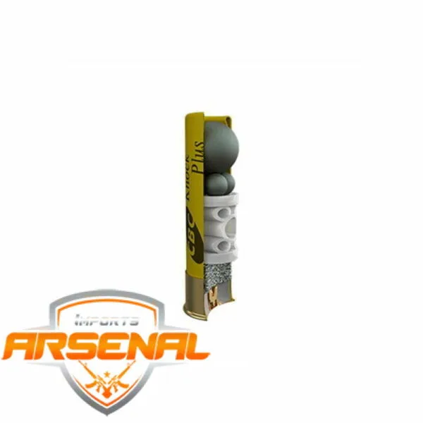 Munição CBC Cartucho 20/70 Knock Plus – SG1 + CH-SSG