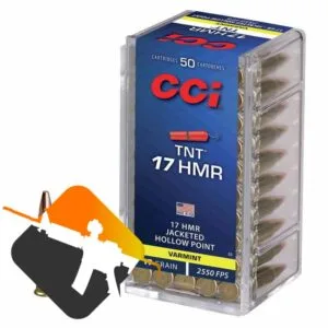 Munição CCI 17HMR TNT HP 17 Grains – Cx 50