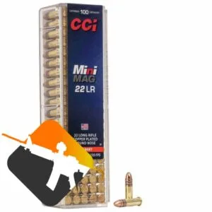 Munição CCI 22LR Mini Mag RN 40 Grains – Cx 100