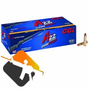 Munição CCI 22WMR MAGUM GAMEPOINT JACKETED SOFT POINT 35GR – CX200