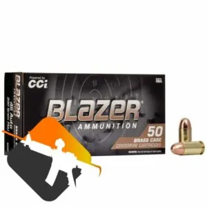 Munição CCI BLASER .45 AUTO FMJ 230 Grains – Cx 50