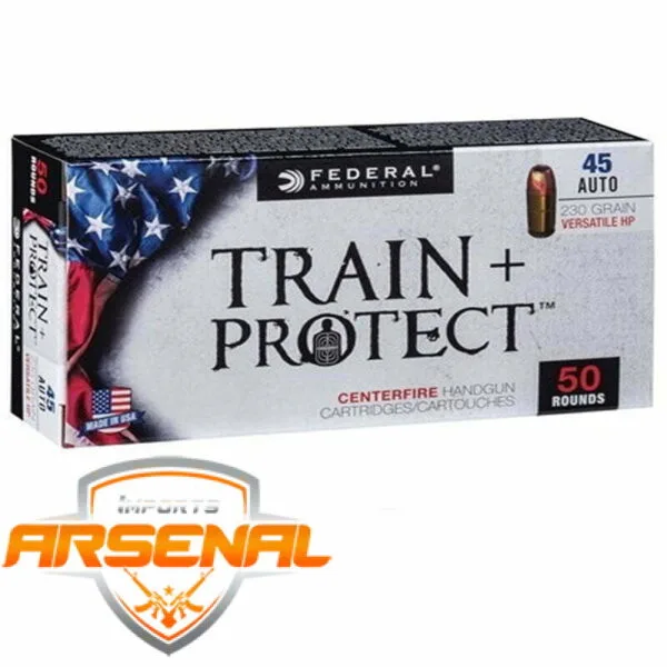 Munição Federal Cal 45 Auto 230GR VHP Train Protect – Cx 50 - Imagem 2