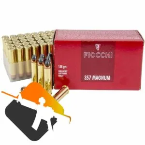 Munição Fiocchi 357 MAG SJSP 158gr – Cx 50