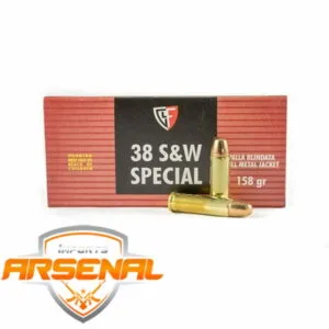 Munição Fiocchi 38 SPL FMJ 158gr – Cx 50