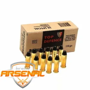 Munição Fiocchi 38 SPL FMJTC BLACK MAMBA 110gr – Cx 50