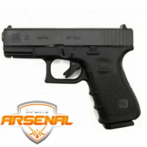 Pistola Glock G25 Calibre .380 Oxidada 16 Tiros
