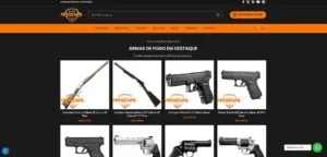 Arsenal Fogo: Site de vendas de armas de fogo